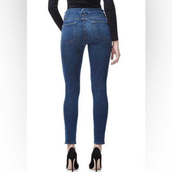 EUC Women's GOOD AMERICAN Good Legs Skinny Jeans in Blue004 | Size 8/29 - Picture 3 of 11